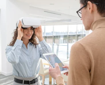 VR customer service training