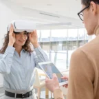 VR customer service training