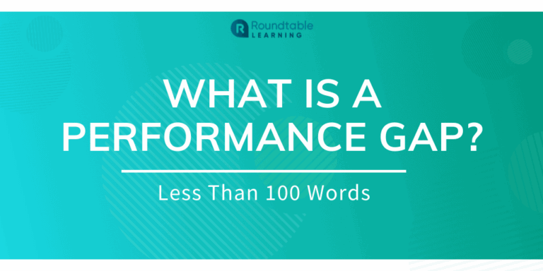 What Is A Performance Gap? Less Than 100 Words